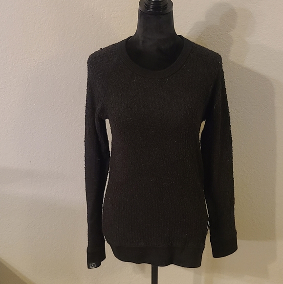 Drop Dead fuzzy black sweater - Picture 1 of 3